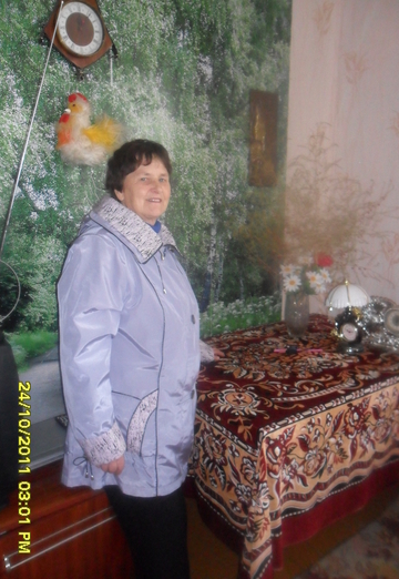 Моя фотография - Валентина, 80 из Костюковичи (@id298512)